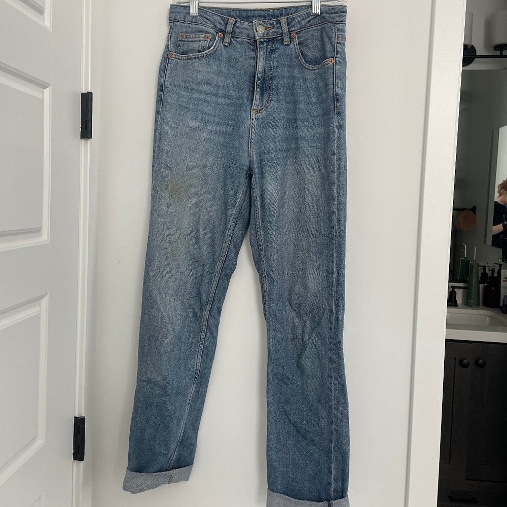 Topshop Moto Jamie Skinny Tall Jeans Womens Size W28 L36 Stretch